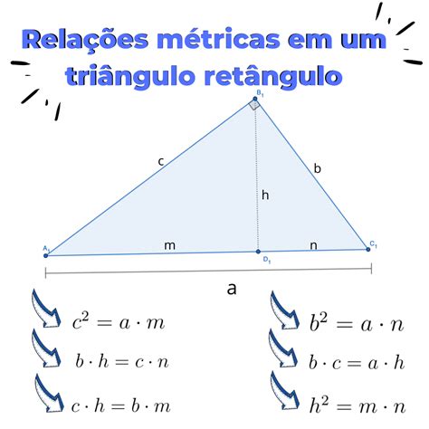 relações metricas triangulo